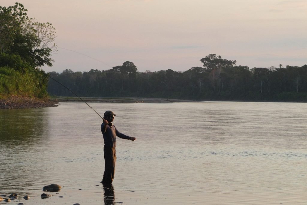 Pesca esportiva em Tambopata