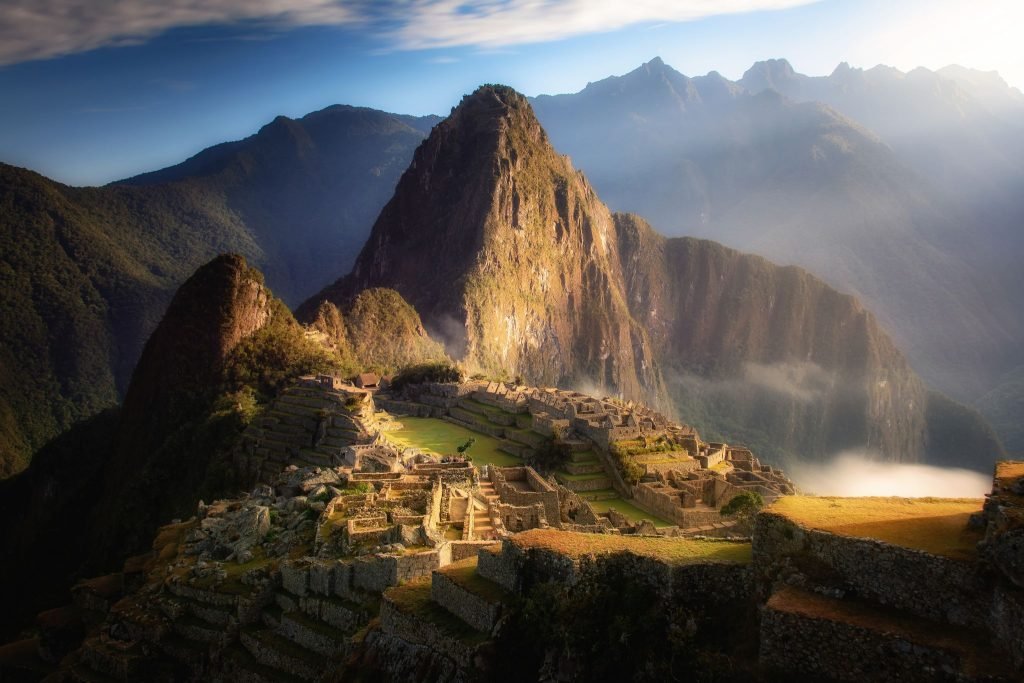 luz e sombra - Machu Picchu